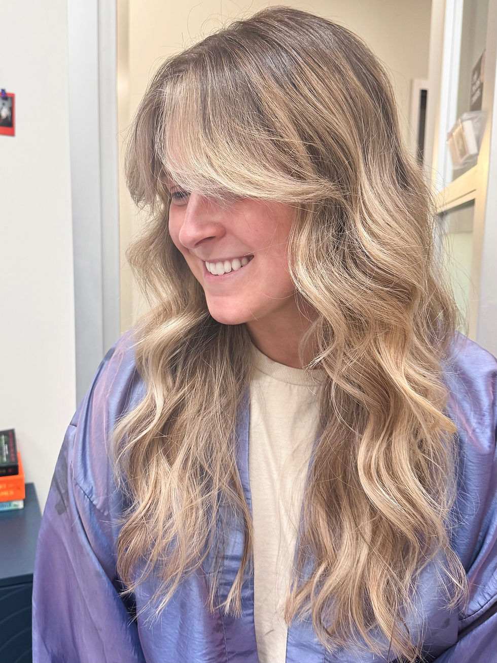 Add a fun bang or face framing to your haircut