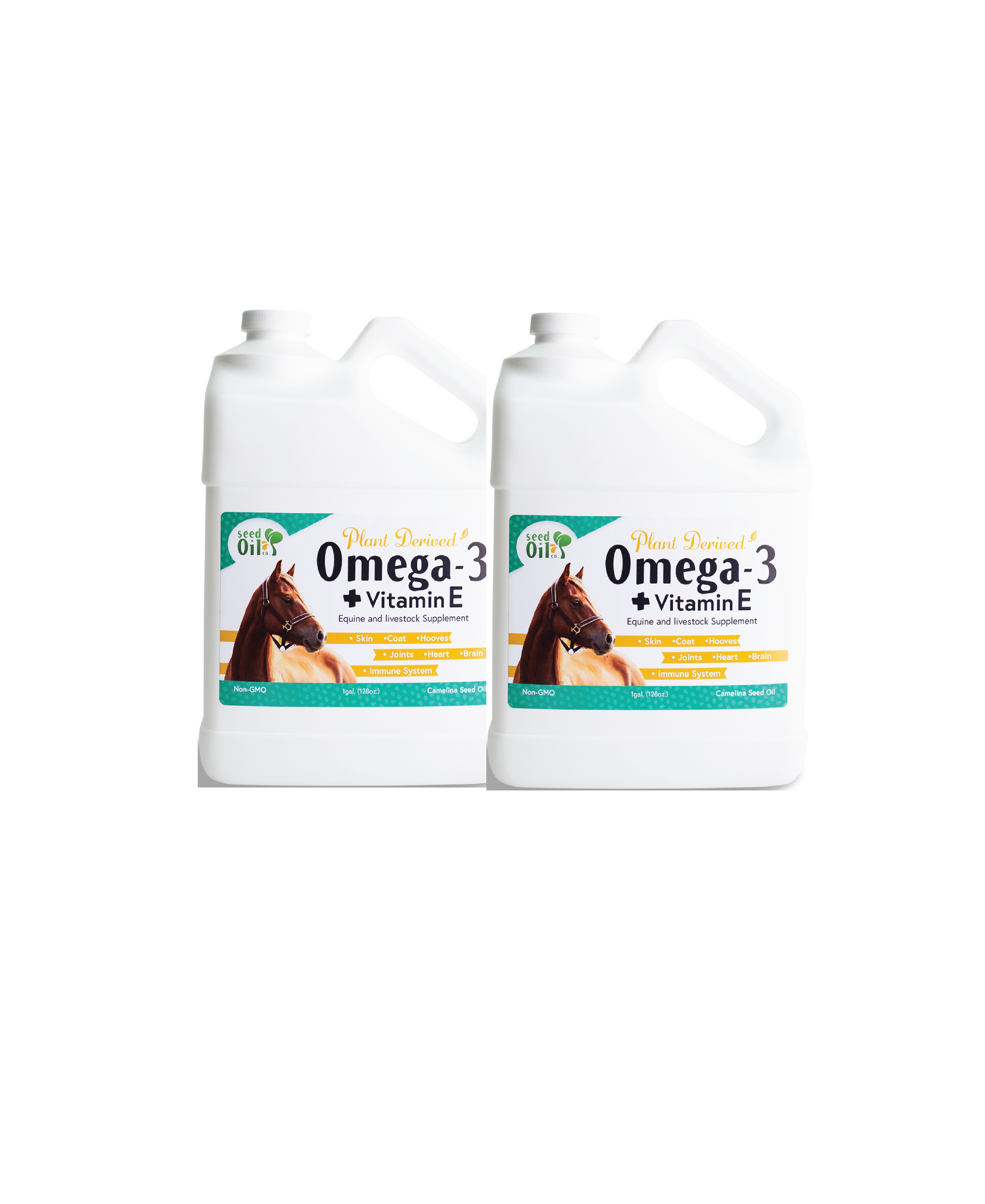 Omega-3 for Equine Livestock 1 Gallon ( 2-pack)