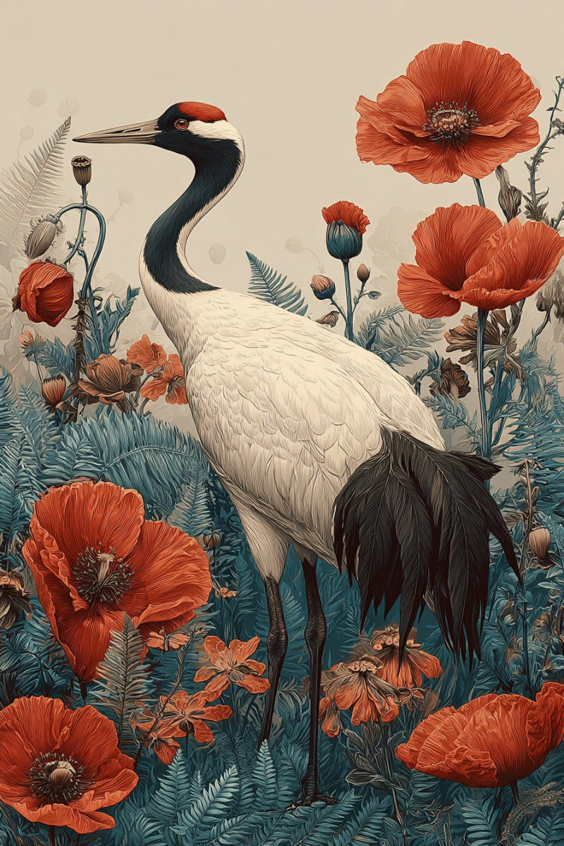 Thumbnail: Heron 80x120cm