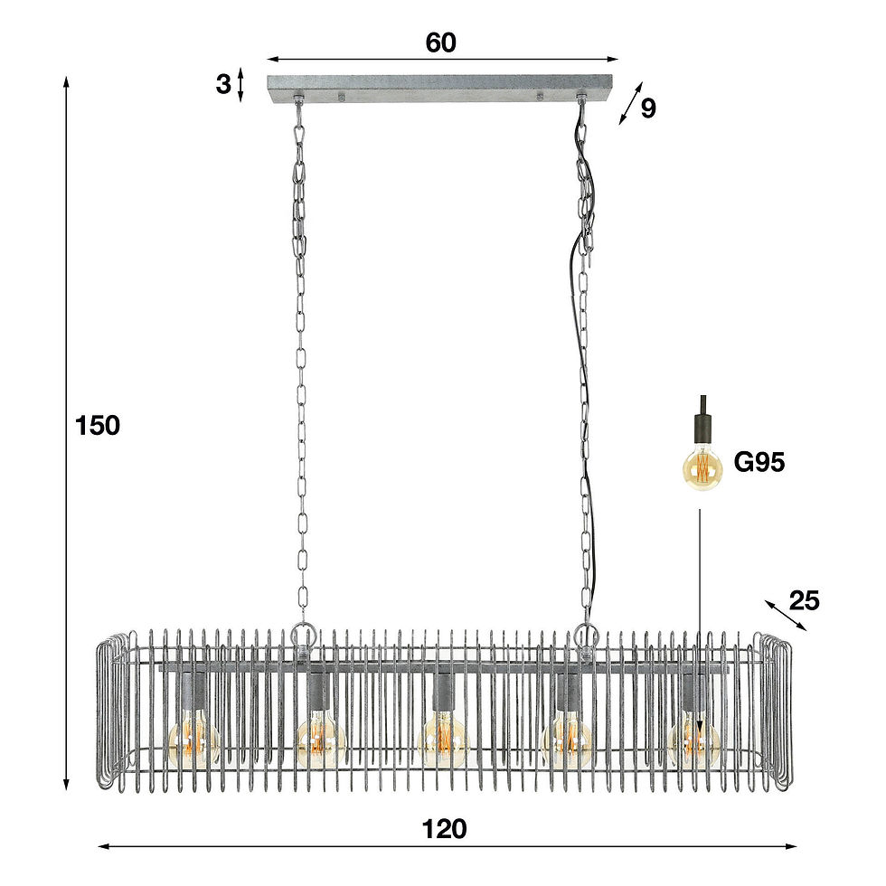 Thumbnail: 'Trax' Hanging Lamp