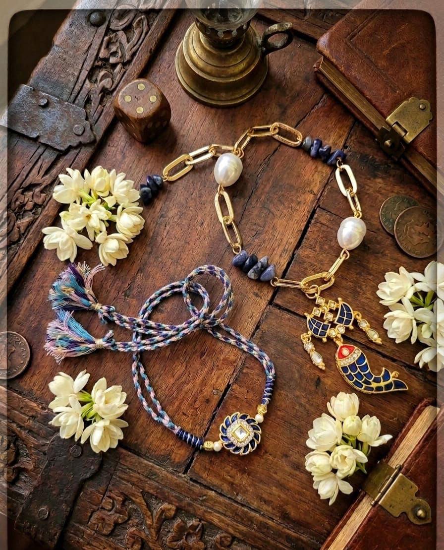 Jadau Kundan Bracelet Set 