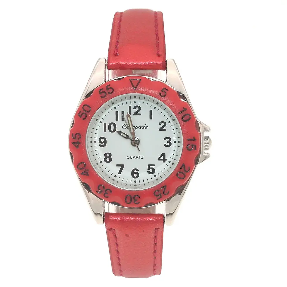 थंबनेल: Reloj de moda para niños que aprenden la hora. Unisex