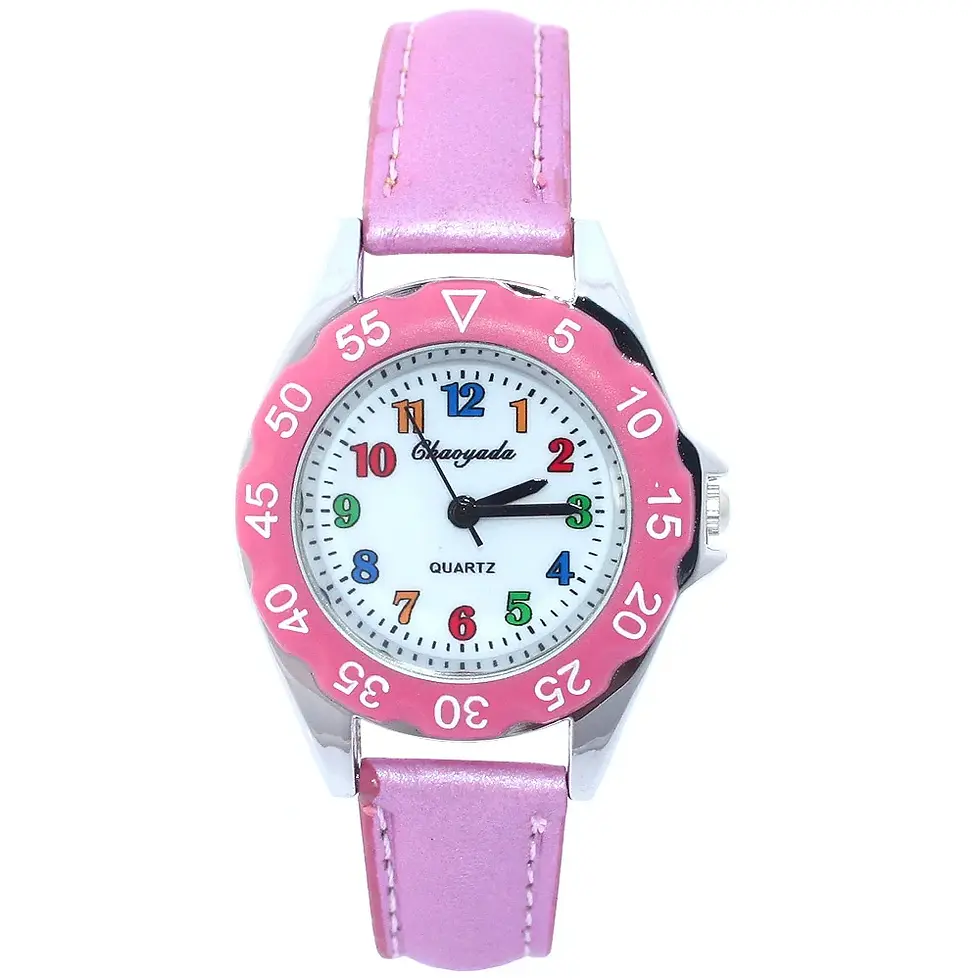 Μικρογραφία: Reloj de moda para niños que aprenden la hora. Unisex