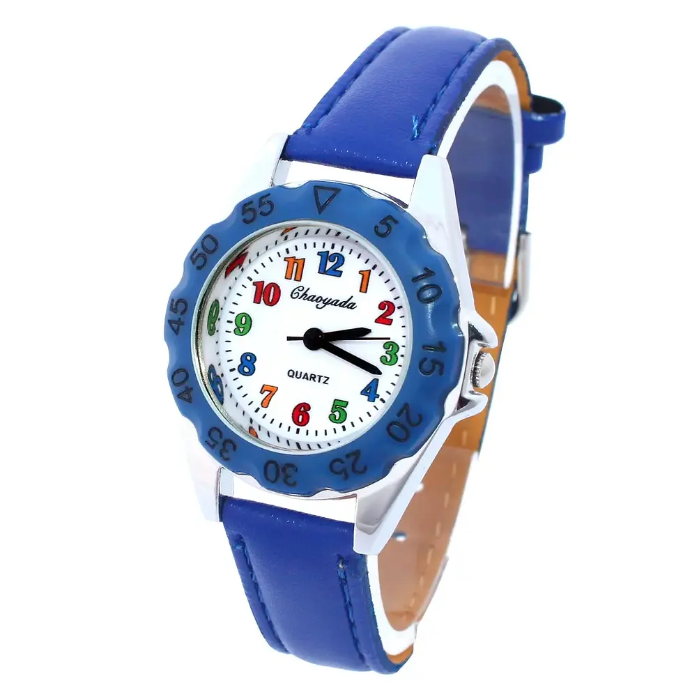 Миниатюра: Reloj de moda para niños que aprenden la hora. Unisex