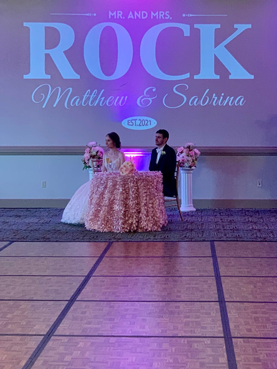 Turf Valley Wedding Monogram with DJ Paul T