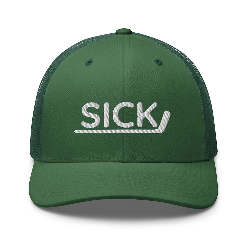 Thumbnail: Sick Trucker Hat-Black