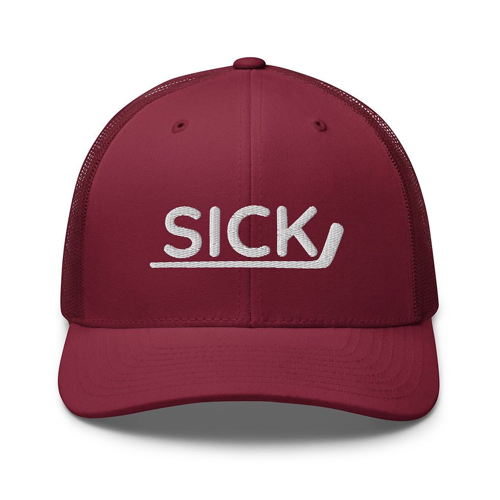 Thumbnail: Sick Trucker Hat-Black