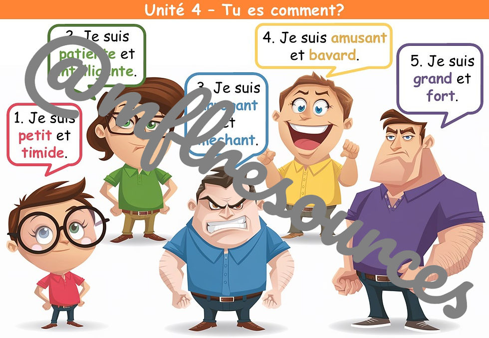 Miniatura: Dynamo 1 - Module 1 (La rentrée) - Lesson for unit 4