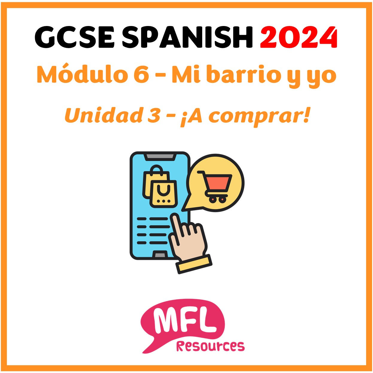 GCSE Spanish 2024 - Module 6 (Mi barrio y yo) -Lesson for unit 3