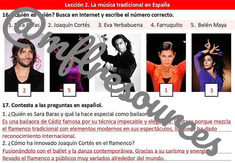 Miniatura: A Level Spanish - La música - Lesson 2 (part 1) - La música tradicional