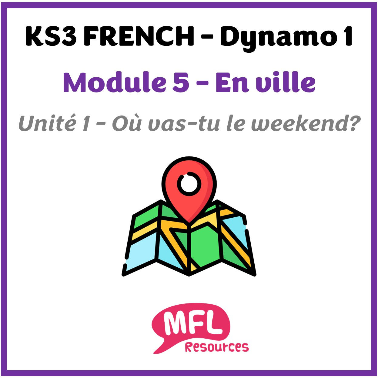 Dynamo 1 - Module 5 (En ville) - Lesson for unit 1