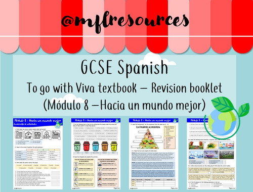 GCSE Spanish - Módulo 8 Hacia un mundo mejor - Revision booklet | MFL ...