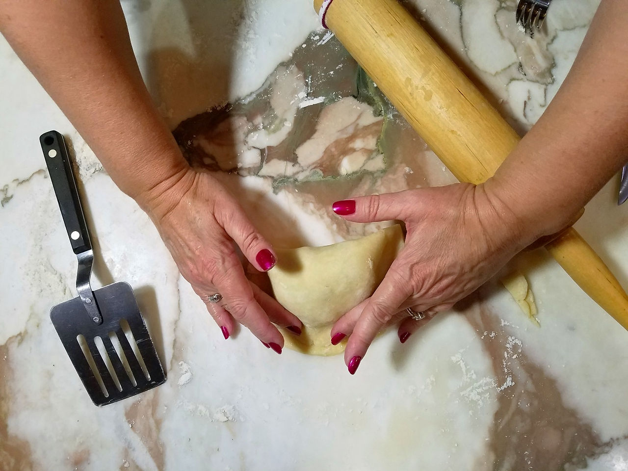 Press the edges firmly