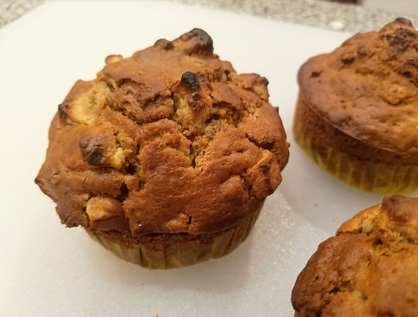 Jumbo Apple Granola Sourdough Breakfast Muffins