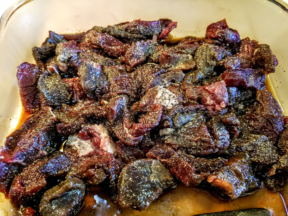 Brining the venison