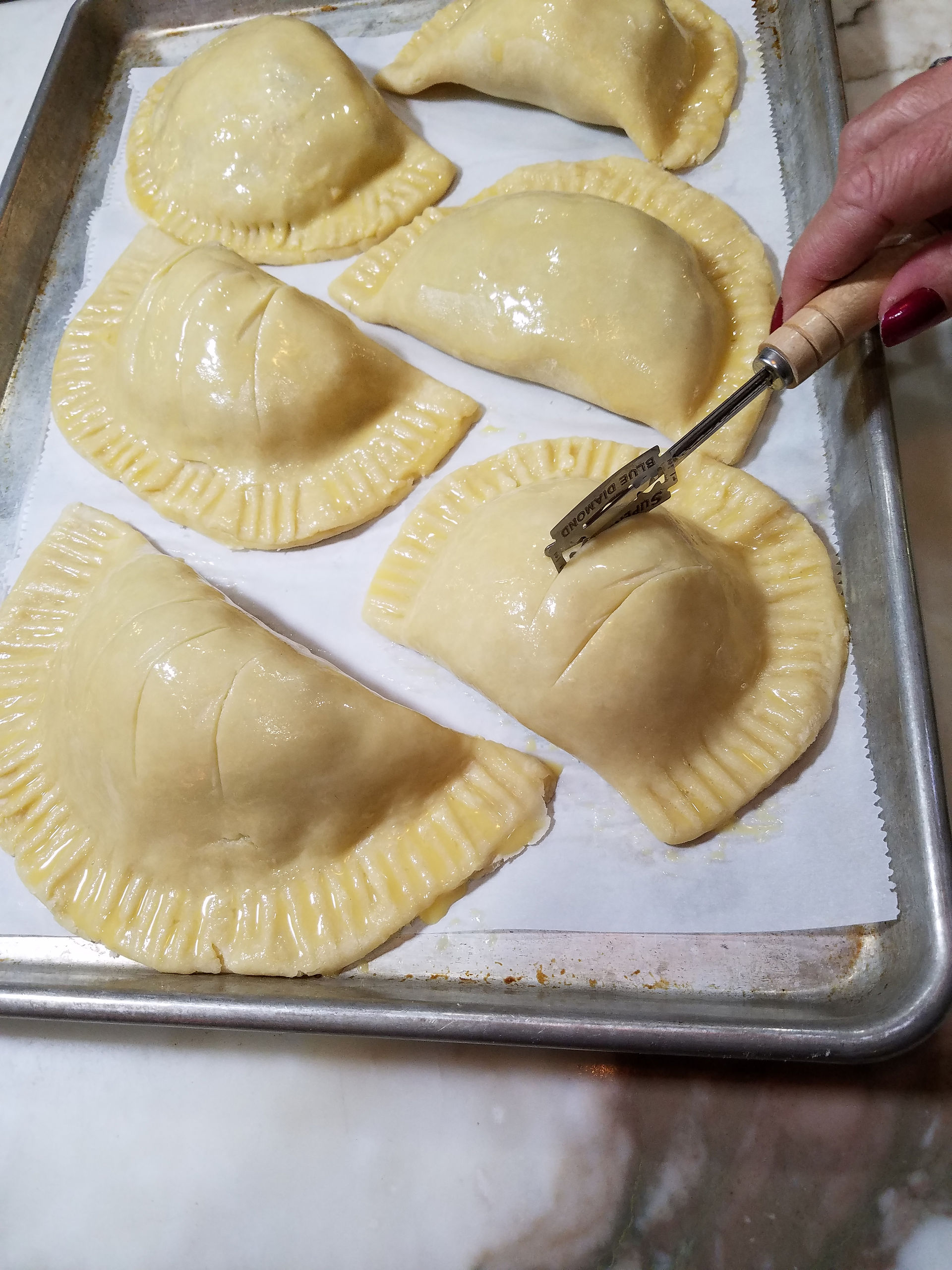 Use a very sharp knife