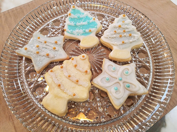 Retro Christmas Sugar Cookies