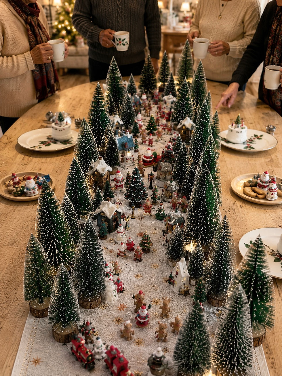 Explore the Winter Village