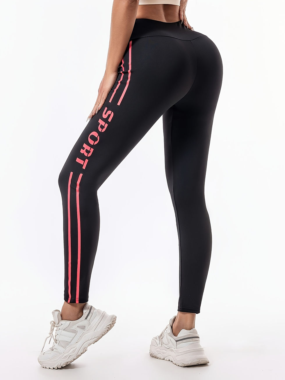 Miniatura: Calça Legging Feminina Cintura Alta 2026, Leve, Respirável e Modeladora