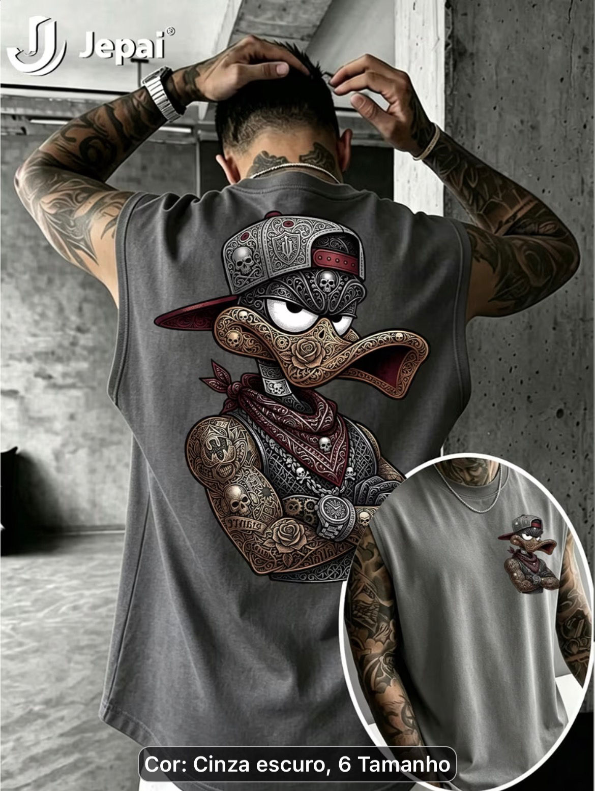Camiseta Sem Manga