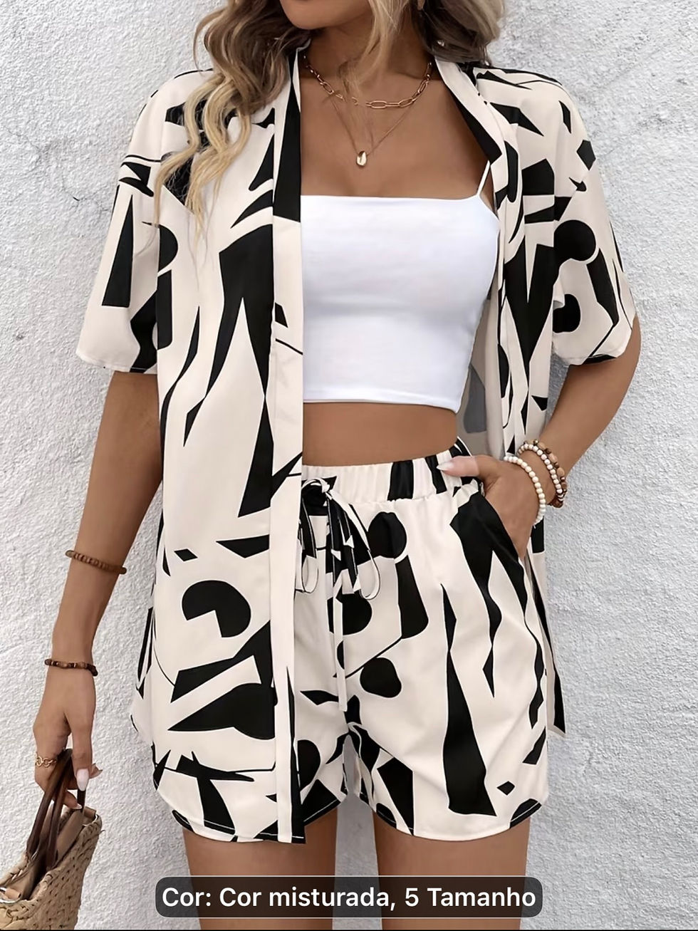 Miniatura: Conjunto feminino elegante 