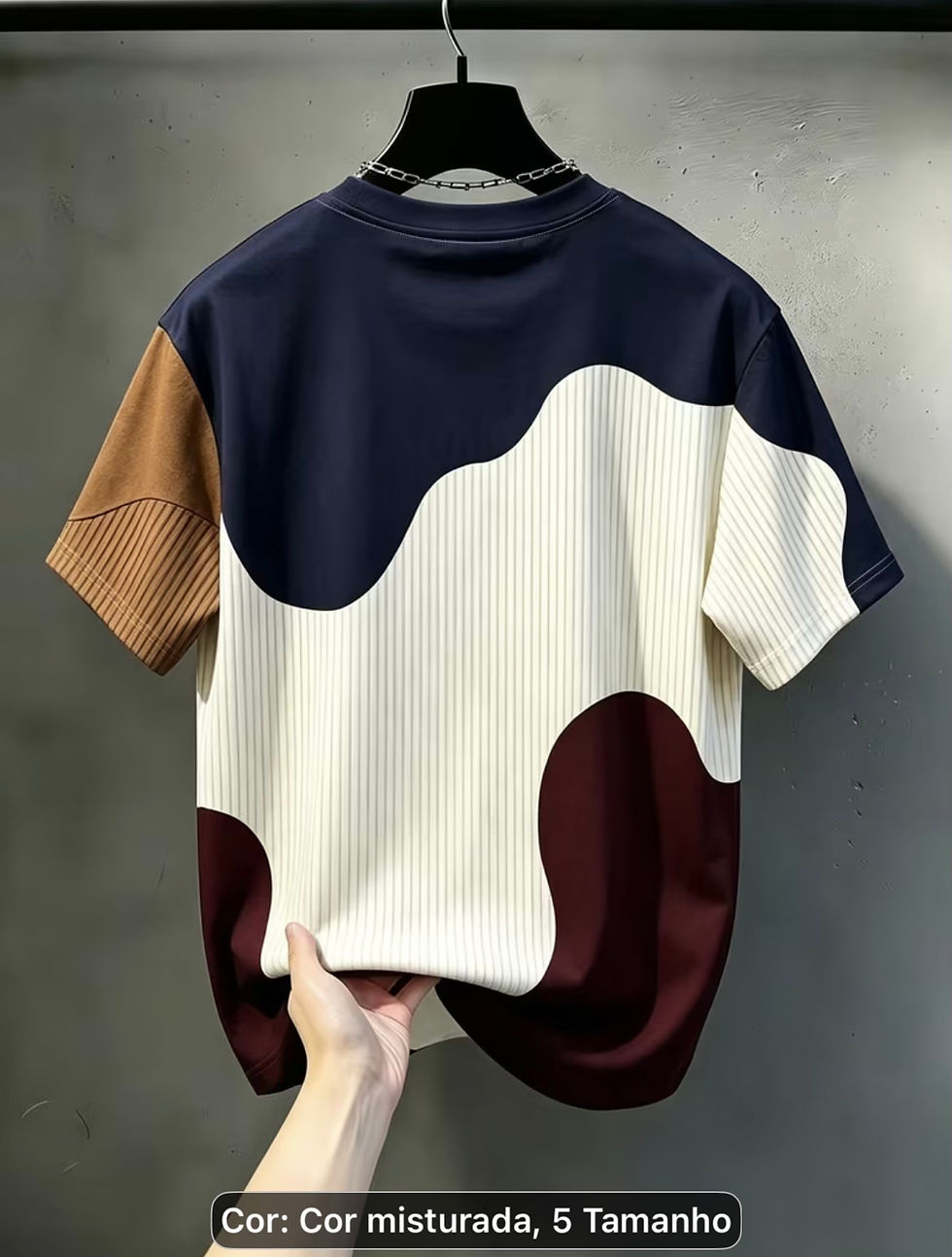 Miniatura: Camiseta Estampado - Sem Textura de Palavras Chicago