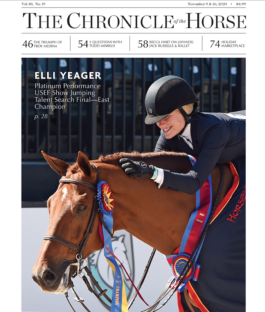 Yeager Steals The Show At Platinum Performance USEF Show Jumping Talent