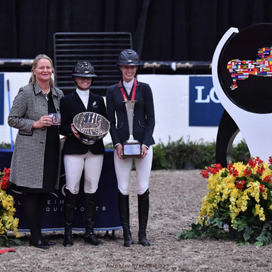 M. Michael Style Award Presented to Natalie Dean at 2021 Las Vegas National Horse Show