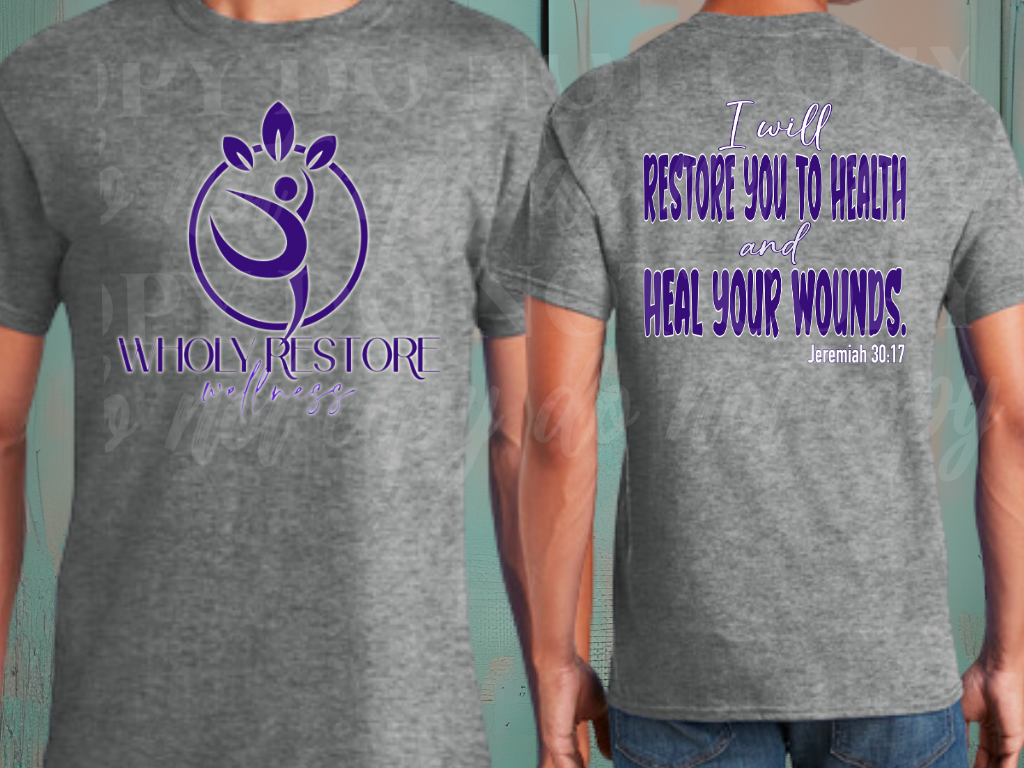 Softstyle Graphite Heather/Sport Gray Tee (Youth, Adult)