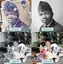 Photo restoration, photo editing