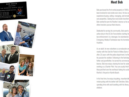 Introducing Bob Sacco- Agent, Investor, and more!