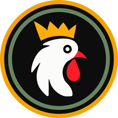 Royal Chicken logo and brand identity design