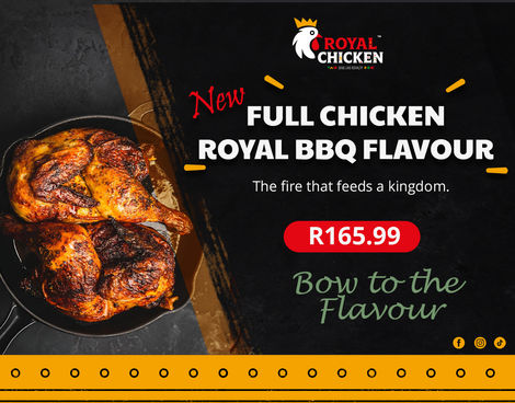 Royal Chicken featured product advertising poster