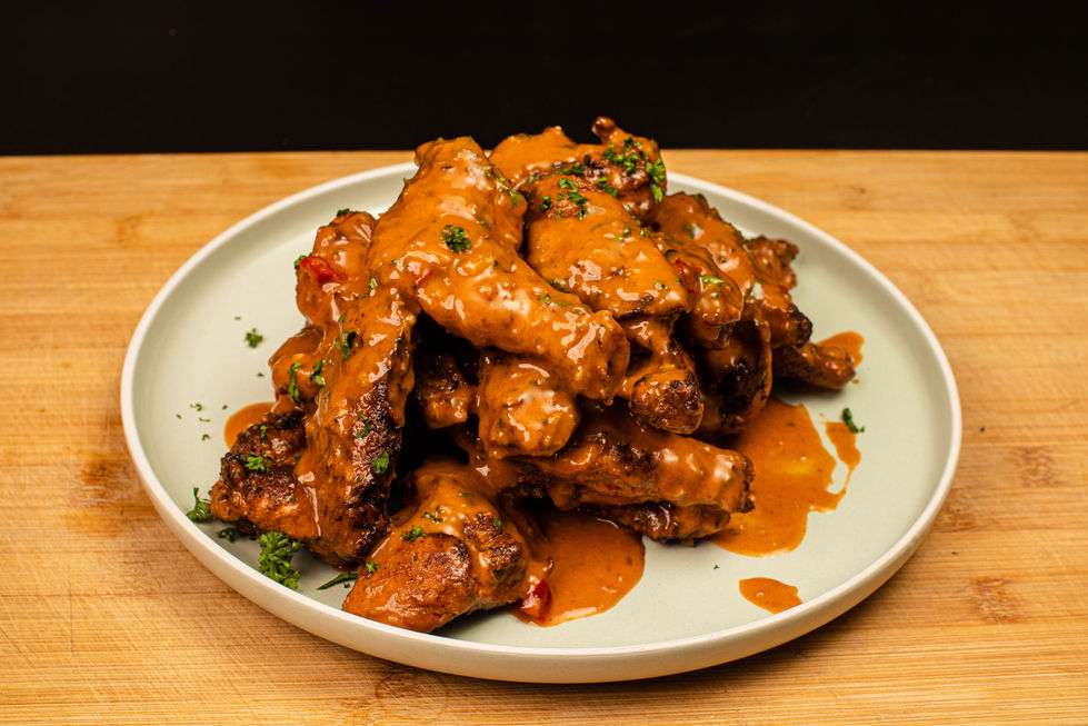 Professional product photography of Royal Chicken wings