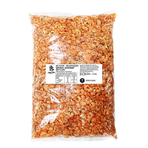 Thai Dried Shrimp (M) Bag Sunny Seafood