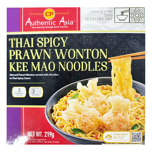 Authentic Asia CP Thai Spicy Prawn Wonton Kee Mao Noodles