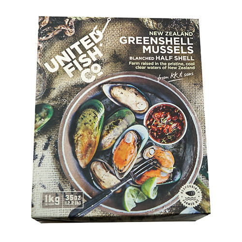 NZ Half Shell Mussles | Sunny Seafood