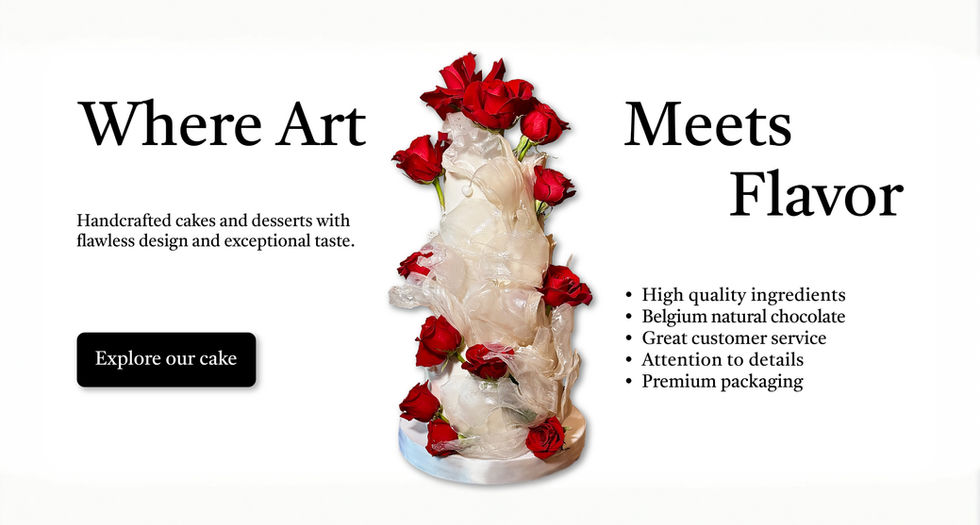 3 tier Luxury Wedding cake with flowers