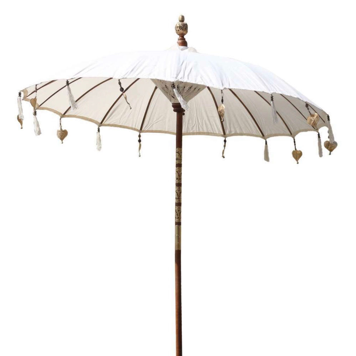 Bali Sonnenschirm weiss