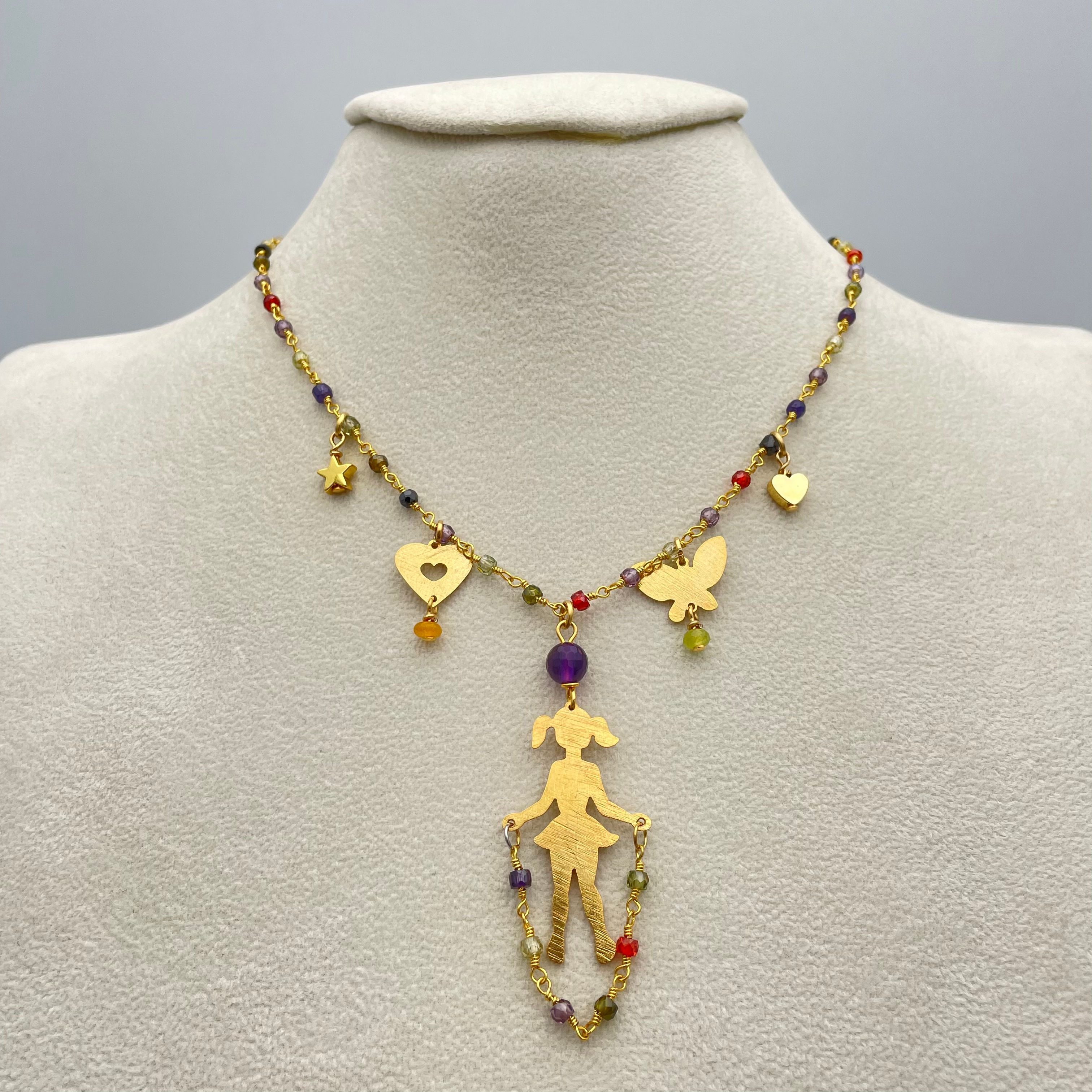 COLLIER SALTO DELLA CORDA - MULTICOLOR