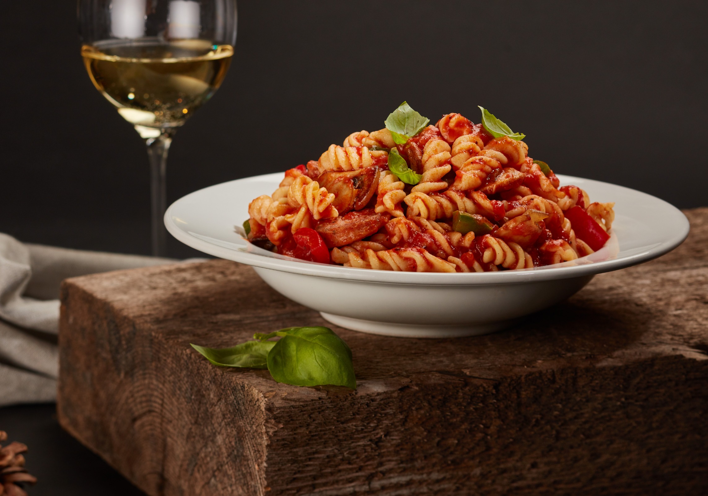 Arranged Food and Objects