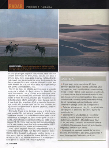 Travessia a pé dos Lençóis Maranhenses