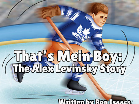 Rabbi Ron Isaacs Chronicles Hockey Pioneer Alex Levinsky in That’s Mein Boy