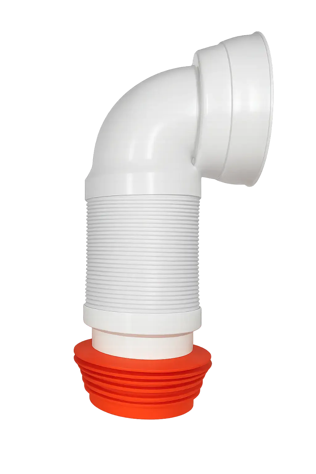 Laviolux ETERNAL Extandable steel wired WC Pan connector elbow