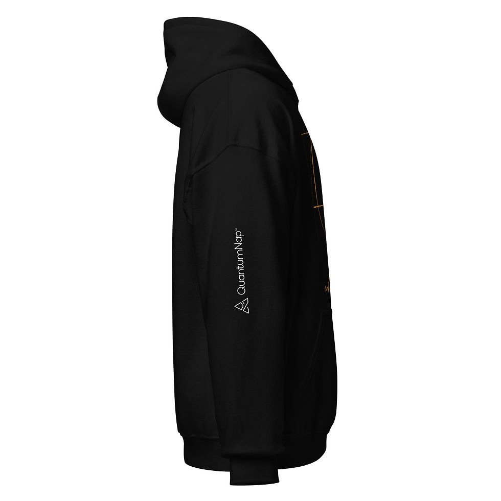 Thumbnail: QuantumNap™ Women's Hoodie - Coherence Energy Frequency & Golden Ratio