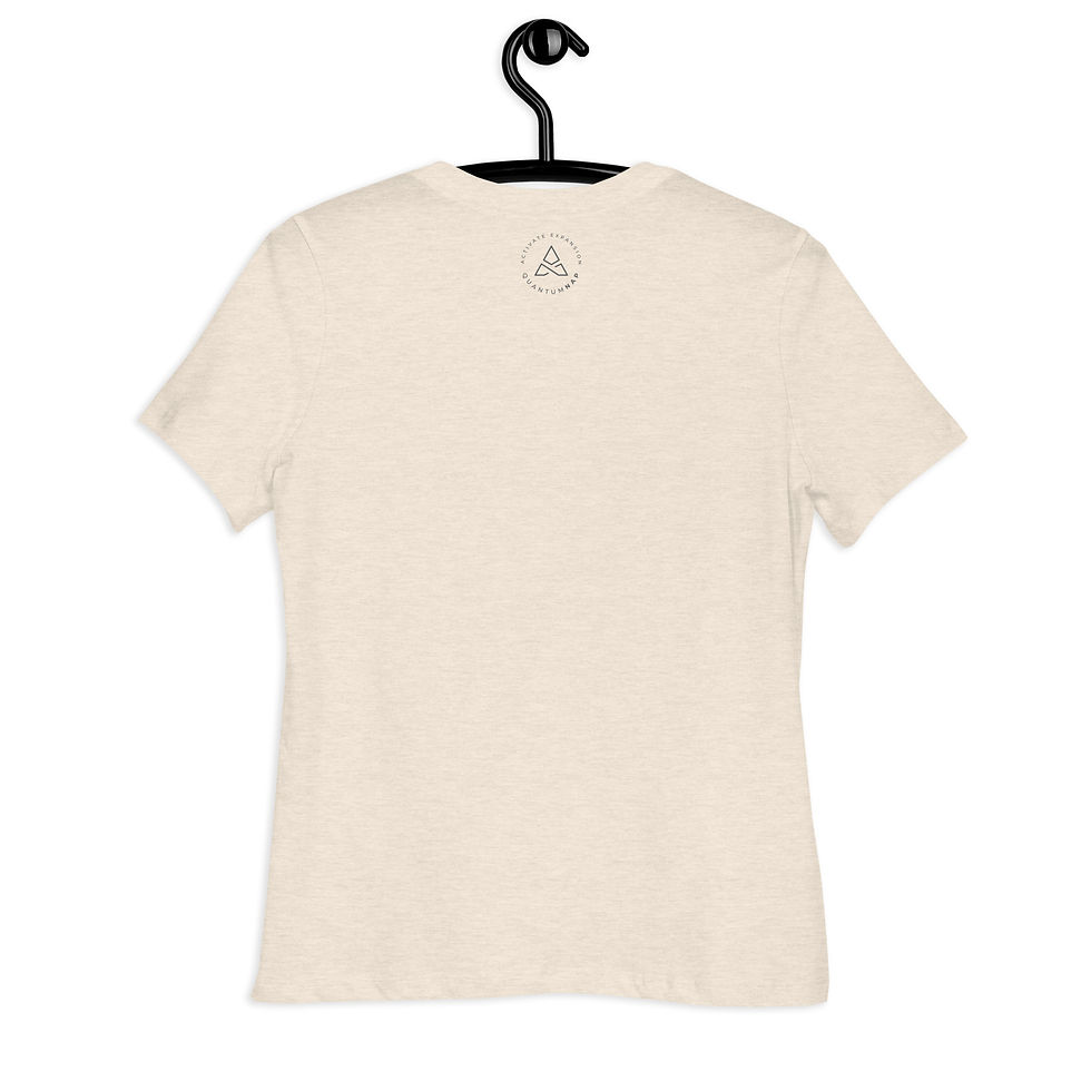 Thumbnail: Women's Relaxed Tee Coherence Energy Frequency & Golden Ratio Design