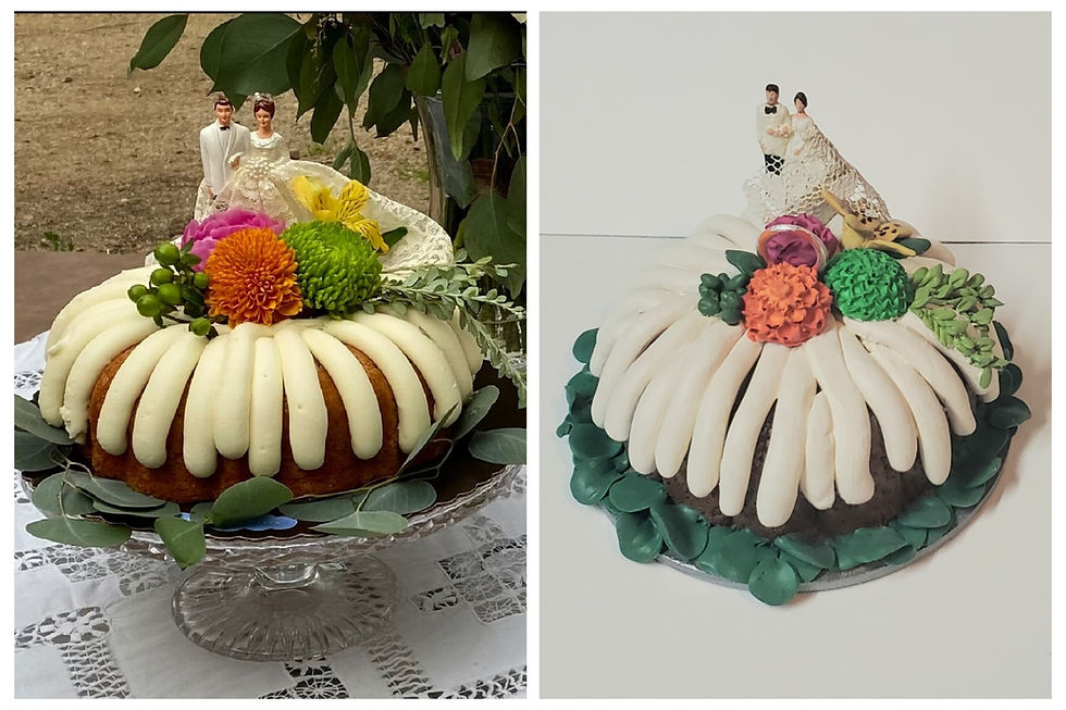 Thumbnail: One-Tier 3D Polymer Clay Cake Ornament