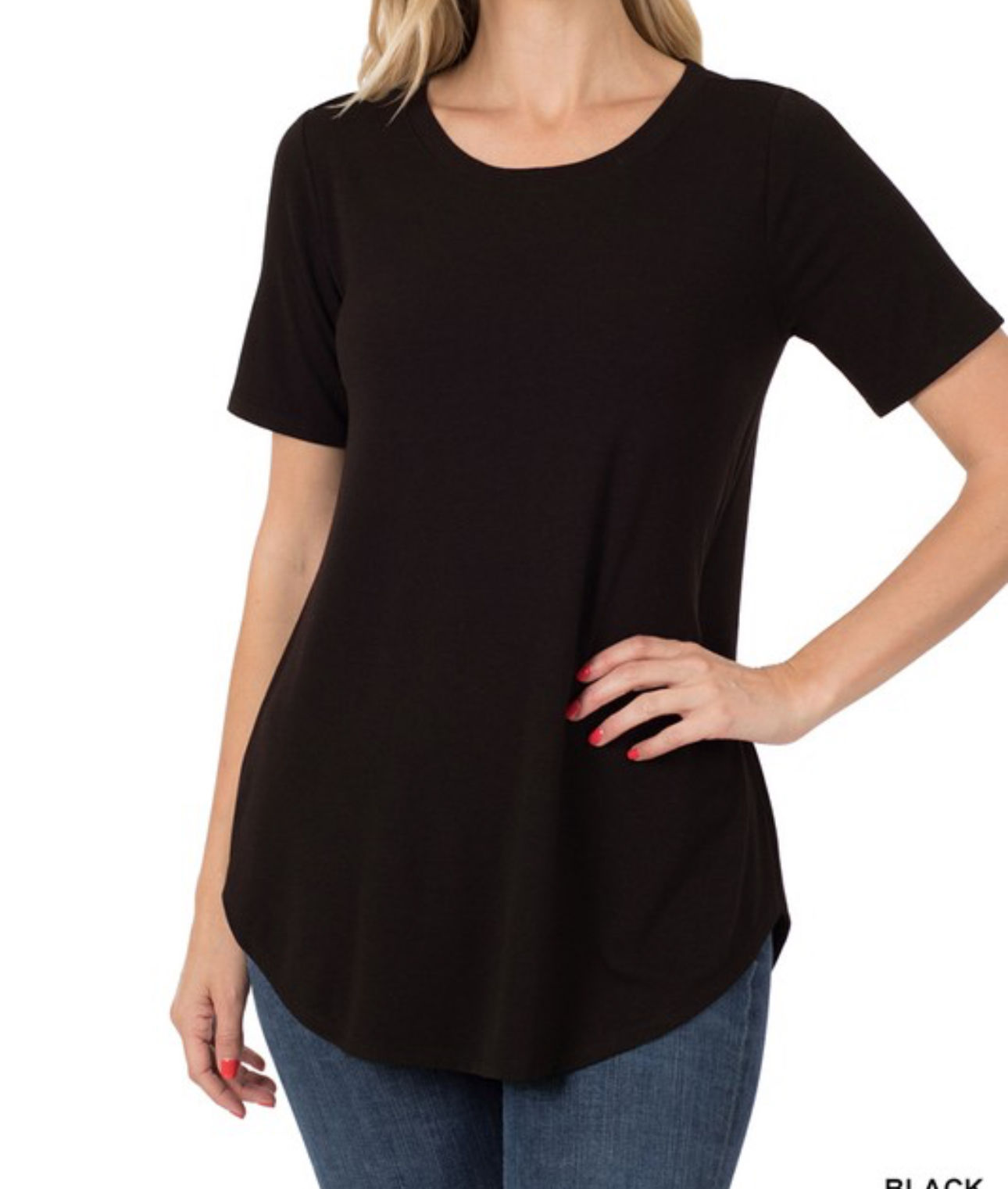 Simple and Stylish Black T