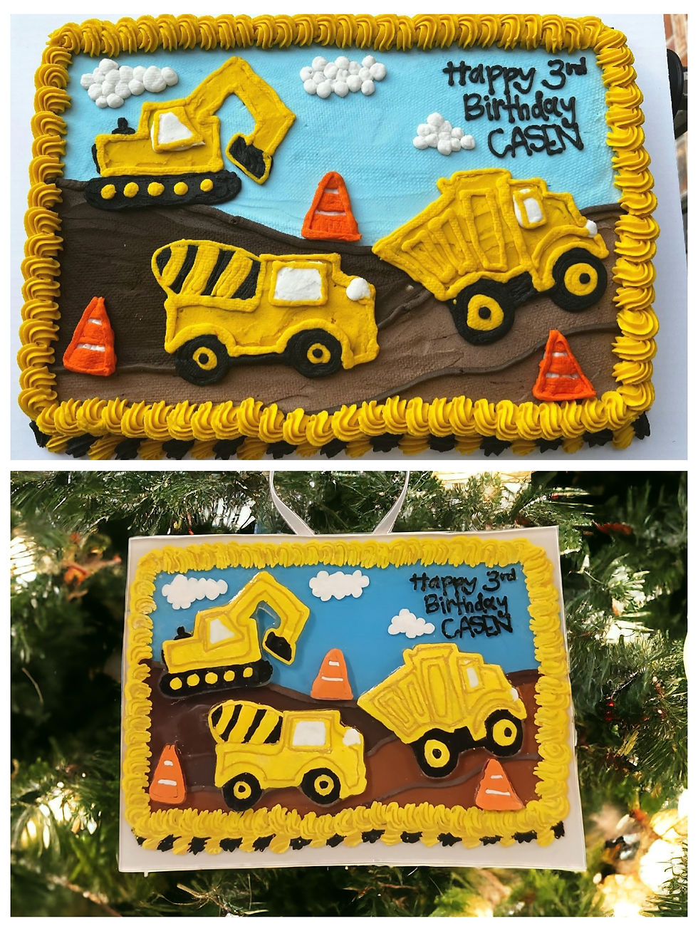 Thumbnail: Acrylic Wedding Cake Ornament