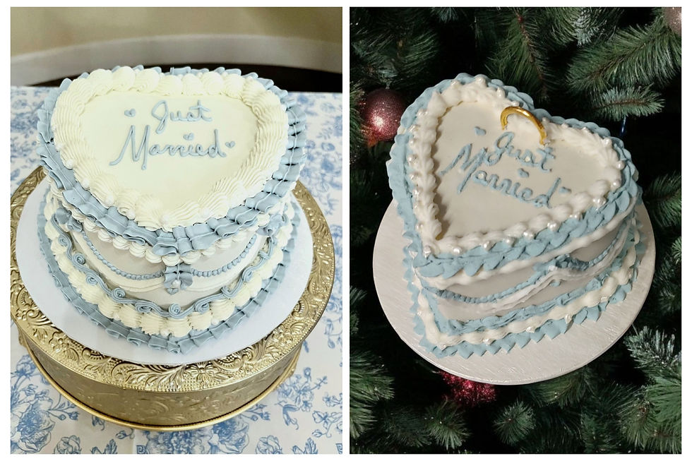 Thumbnail: One-Tier 3D Polymer Clay Cake Ornament